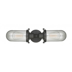 Oiled Rubbed Bronze - Clear Glass