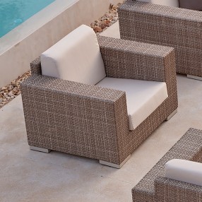 Skyline Design Paloma Armchair with Sunbrella Cushion Top View