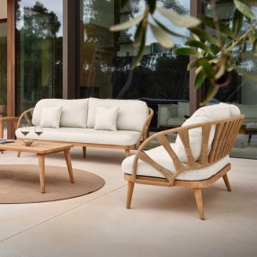 Skyline Design Krabi 7-Piece Seating Set with Sunbrella Cushions Sofa and Chair