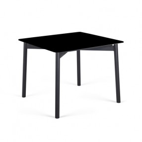 Skyline Design Rodona Square Dining Table with Glass