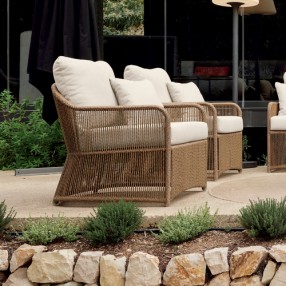 Skyline Design Calixto Armchair with Sunbrella Cushion Set View