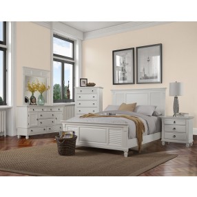 Alpine Furniture Winchester Mirror, White - Lifestyle