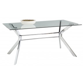 Sunpan Tista Dining Table - 63" - With Something on Top