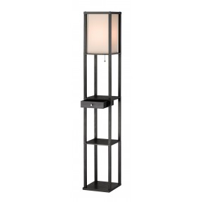 Adesso Parker Shelf Floor Lamp
