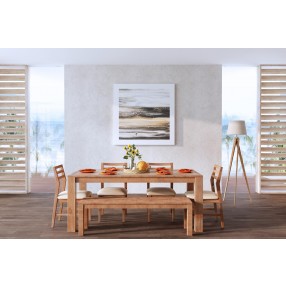Alpine Furniture Aiden Dining Bench - Lifestyle