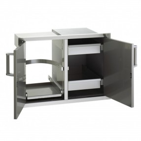 Fire Magic Select Double Door w/ Trash Tray & Dual Drawers