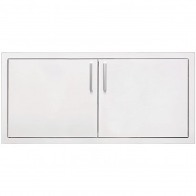 Summerset Grills 36 2-Drawer Dry Storage Pantry & Enclosed Cabinet Combo - Front