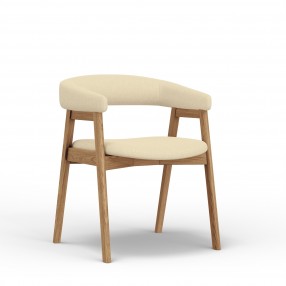 Alpine Furniture Cove Chairs in Natural - Set of 2 - Angled