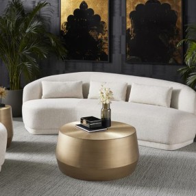 Sunpan Soraya Sofa - Dove Cream - Lifestyle