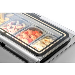 La Pavoni Nemox Magic Pro 100 Display Case - Top Angled
