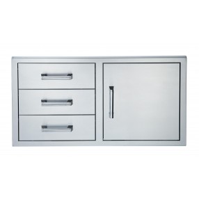 Broilmaster Single Door and 3 Drawer Combo - 42"