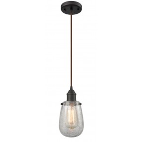 OILED RUBBED BRONZE - CRACKLED GLASS