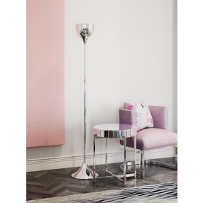 Zuo Modern Neutrino Floor Lamp Chrome - Lifestyle
