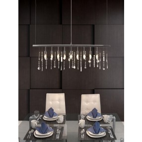 Zuo Modern Shooting Stars Ceiling Lamp Chrome - Lifestyle