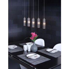 Zuo Modern Celeron Ceiling Lamp Clear - Lifestyle