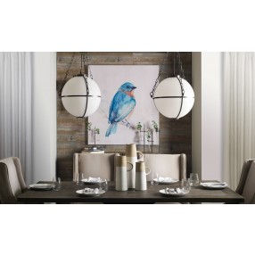 Mercana Maxton II 79x39 Rectangular Brown Solid Wood Top Dark Gunmetal Base Dining Table