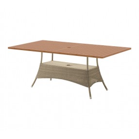 Cane-Line Lansing Dining Table Base Large Taupe