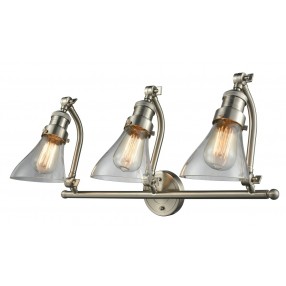 Angle Glass Double Swivel Vanity Light - CLEAR ANGLE GLASS