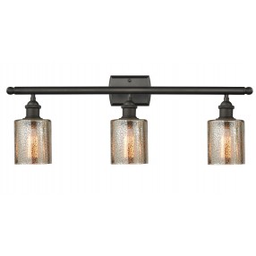 Glass Vanity Light - Oiled Rubbed Bronze - MERCURY GLASS
