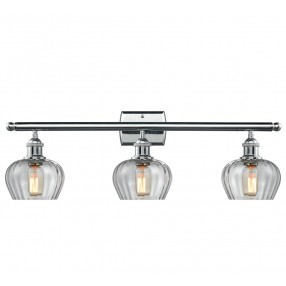 Glass Vanity Light - Polished Chrome