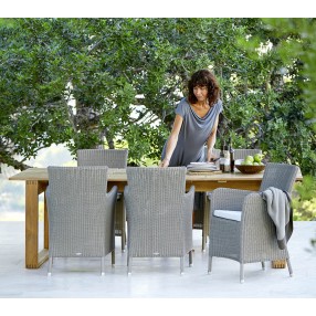 Cane-Line Endless table, 94.5" x 39.4"