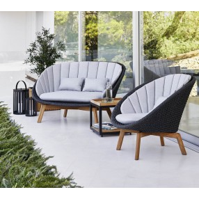 Cane Line Peacock 2-Seater Sofa, Cane-Line Soft Rope