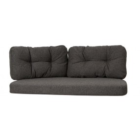 Cane-Line Ocean Large 2-Seater Sofa Cushion Set Dark Grey