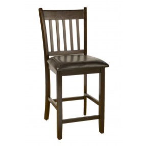 Alpine Furniture Capitola Pub Chairs in Espresso - Angled