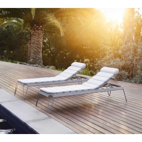 Cane-Line Breeze Sunbed Cushion Side View