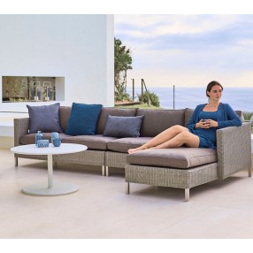 Cane-Line Connect Chaise Lounge Module Sofa, Left