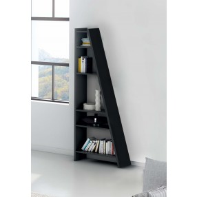 TemaHome Delta Shelving Unit 001 in Pure Black - Lifestyle