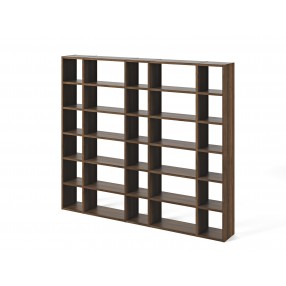 TemaHome Pombal Bookshelf Comp. 2011-055 in Walnut - Angled
