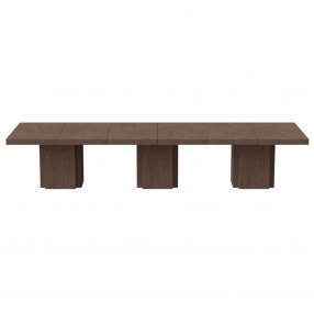 TemaHome Dusk Extra-Long Conference Table in Chocolate