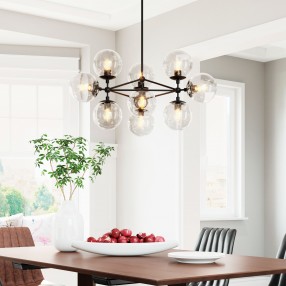 Zuo Modern Belfast Ceiling Lamp Black - Lifestyle