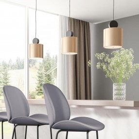 Zuo Modern Myson Ceiling Lamp Gold And Black - Lifestyle