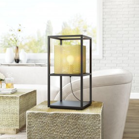 Zuo Modern Yves Table Lamp Gold And Black - Lifestyle