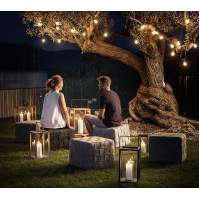 Cane-Line Cube Footstool 