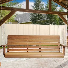  6-ft Porch Swing with Comfort Swing Springs -  Lifestyle
