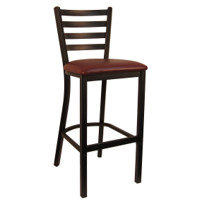 H&D Seating Ladder Back Metal Barstool 6145B