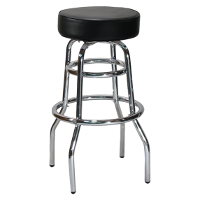 H&D Seating Double Ring Backless Barstool