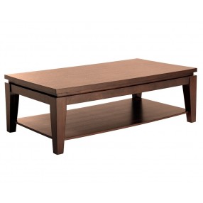 SUNPAN Asia Coffee Table - Rectangular, Front View in White Background