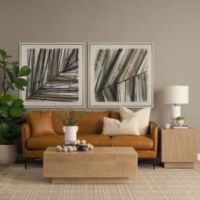 Mercana Hayden Light Brown Wood Rectangular Coffee Table
