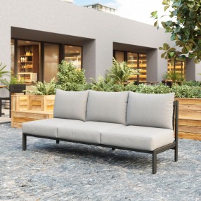Zuo Modern Horizon Sofa in Gray - Lifestyle