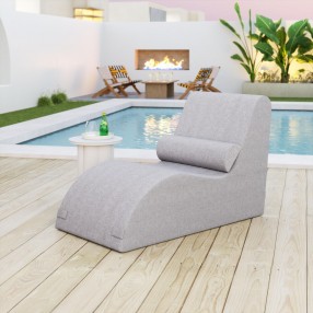 Zuo Modern Luanda Lounge Chair Gray - Lifestyle 2