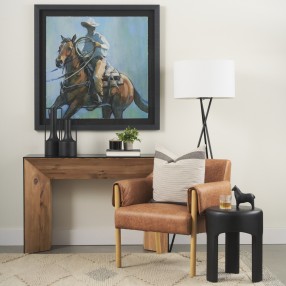 Mercana Riya Solid Black Wooden Stool 2