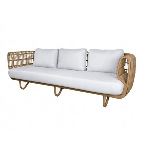 Cane-Line Nest 3-Seater Sofa Cushion Set INDOOR White