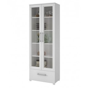 Serra 1.0- 5-Shelf Bookcase in White