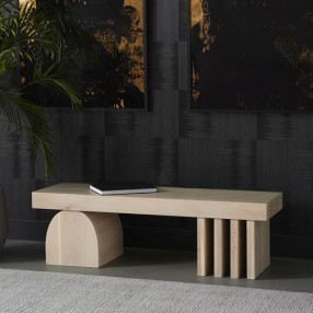 Sunpan Cadence Bench - Lifestyle