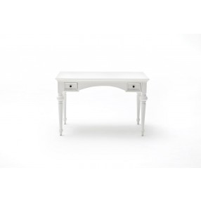 Nova Solo Provence Secretary Writing Desk With 2 Drawers - Front Angle