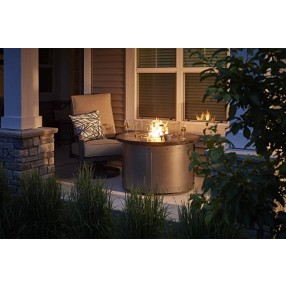 Outdoor Greatroom Company Edison Fire Table - Lifestyle